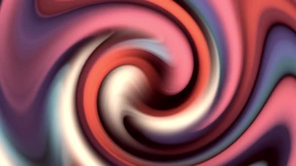 Boucle Abstraite Colorée Pastel Couleur Spirale Gradient Bandes Textures Fond — Video