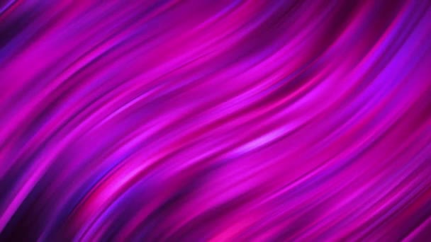 三维无缝回路扭曲梯度波在抽象模糊背景下运动 紫色和蓝色图案 用于画面背景和屏幕壁纸概念的液体形状 — 图库视频影像
