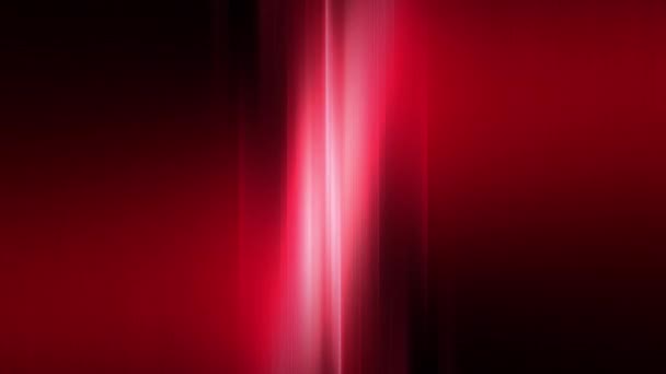 アニメーションループ赤い光が垂直線をちらつきます 概要Cgアニメーションツイストピンクレッドグラデーションライトトレイルの動き Futuristic幾何学的な縞模様高速かつ輝くライン光漏れ — ストック動画
