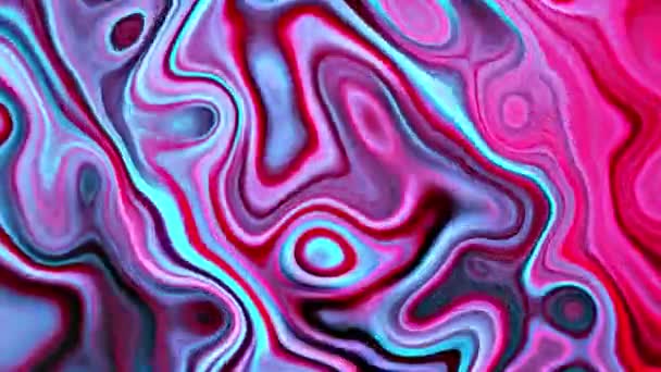 Abstracto Iridiscente Rosa Azul Trendy Fondo Movimiento Suave Colorido Gradiente — Vídeos de Stock