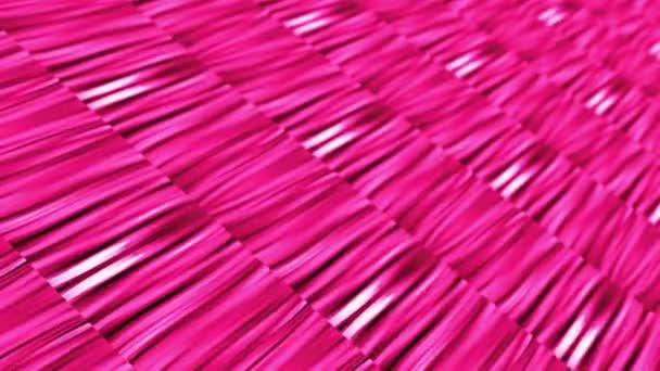 Lâmpada Mosaico Loop Sem Costura Mostra Movimento Luz Gradiente Rosa — Vídeo de Stock