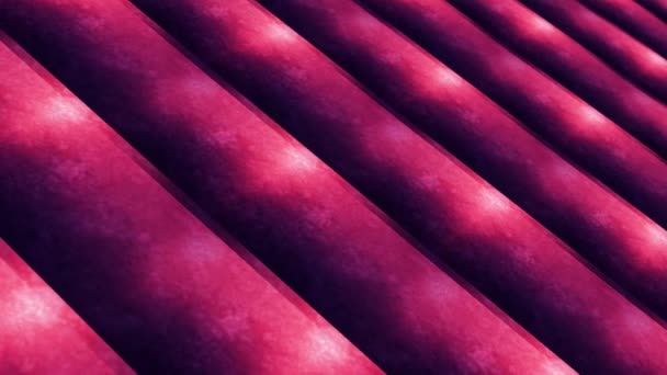 Гранж Фіолетові Рожеві Смуги Геометричної Науки Технології Руху Абстрактного Фону — стокове відео