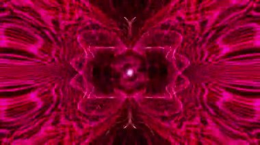 Vj döngüsü, EDM, elektro, müzik festivali, disko, konserler, parti, kulüpler, müzik için soyut dikişsiz VJ yaratıcı parlak pembe neon enerji soyut elektronik hipnotik arka plan.