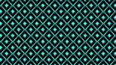 4K Led Panel Geometrik Şekil mozaik karo ızgara animasyon döngüsü. Bilgisayar gradyan katılar üretti. Müzik, arka plan, geçiş ve başlıklar için mükemmel. Döngü hazır tekno-retro sanat süsü.