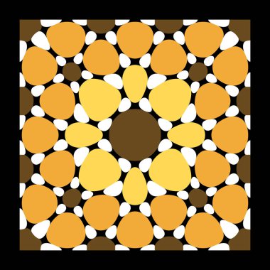 Vektör seamless modeli. Soyut geometrik süsleme.