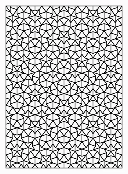 Lazer kesim paneli. Penrose fayans. Vektör geometrik şablon