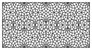 Dekoratif panel. Lazer kesim için şablon. Vektör süs tasarımı.