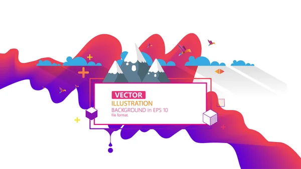Modern Vector Abstract Background Business — Stock Vector