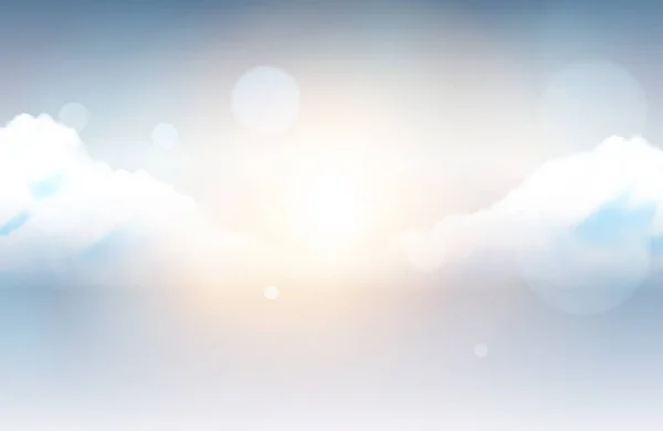 Θάμπωμα Ουρανό Λαμπρό Ήλιο Φόντο Αφηρημένα Σχέδια Εικονογράφηση Διάνυσμα — Διανυσματικό Αρχείο
