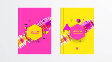 Geometrik aksaklık arka plan.