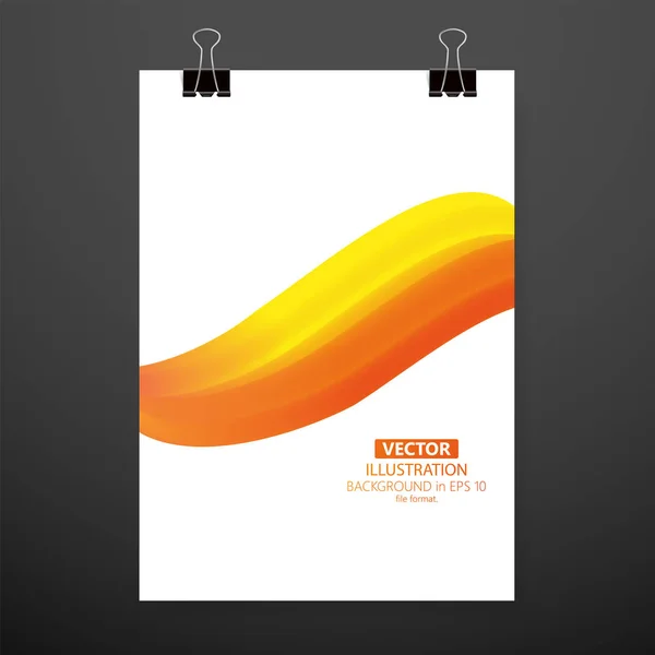 Färgglad Abstrakt Flytande Och Vätska Affisch Och Täck Design Minimal — Stock vektor