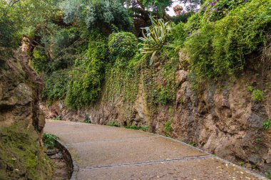 Park Guell'deki Patika, Barselona, İspanya