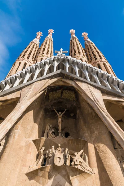 Chrám Expiatori de La Sagrada Familia, Barcelona, Španělsko — Stock fotografie