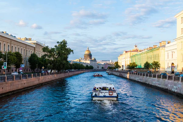 Moyka Nehri manzarası, Saint Petersburg, Rusya Federasyonu — Stok fotoğraf