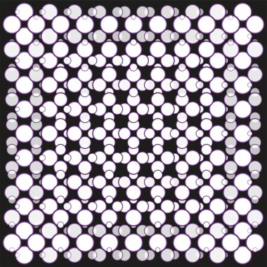 Karanlık bir yüzey üzerinde hafif yuvarlak lekeler. Soyut Kompozisyon, arka plan. Vektör çizim.