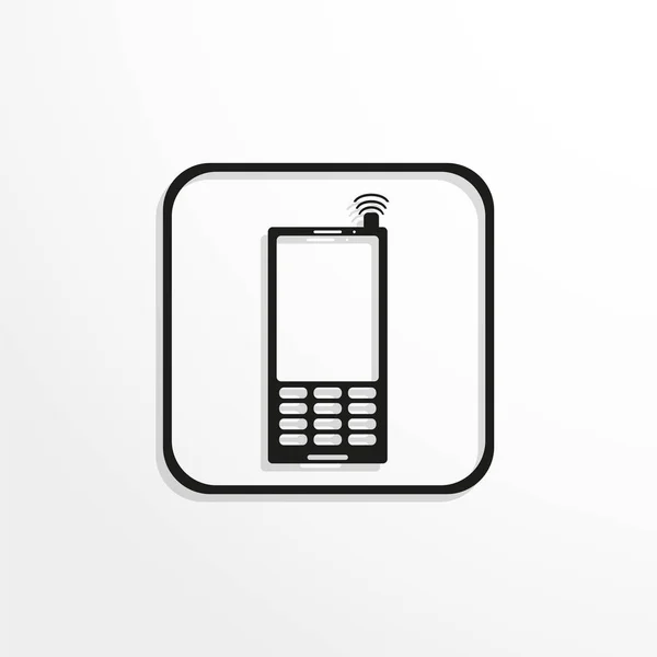 Mobile Phone Vector Icon — Stock Vector