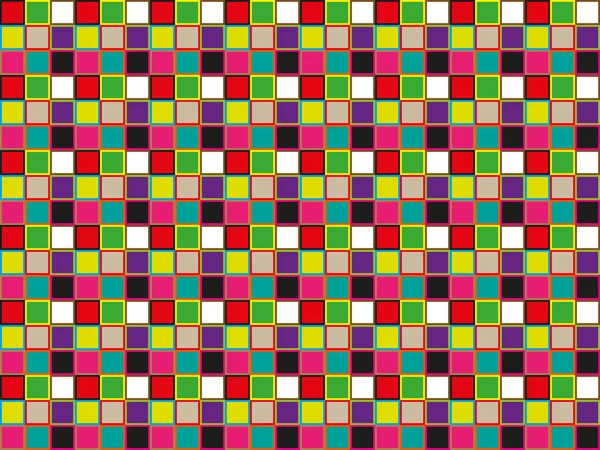 Abstrakte Komposition Mit Farbigen Elementen Farbvektorillustration — Stockvektor
