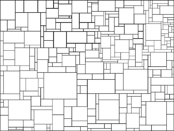 Elementos Blancos Con Rayas Negras Composición Abstracta Ilustración Vectorial Blanco — Archivo Imágenes Vectoriales