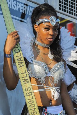 Toronto, Kanada - Ağustos 04: Masqueraders Toronto Karayip karnaval Grand Parade adlı sergi yer yer almak