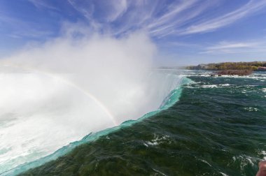 Niagara Falls adlı yaz zaman Kanada tarafında görüntülemek