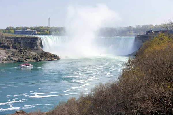 Vista Las Cataratas Del Niágara Desde Lado Canadiense Verano — Foto de Stock