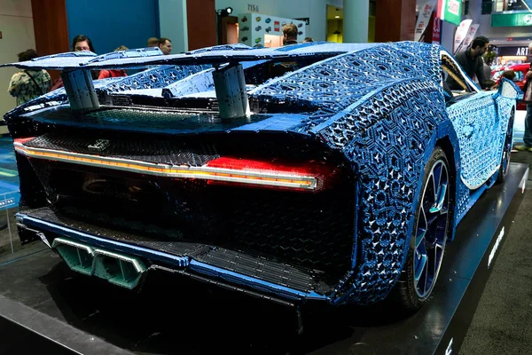 Toronto Canadá Febrero 2019 Presentación Lego Technic Bugatti Chiron Con — Foto de Stock