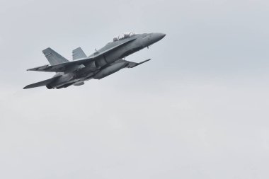 Cf-18 Hornet, 1 Eylül 2019'da Toronto, On, Kanada'da Ontario Gölü üzerinde düzenlenen 70.