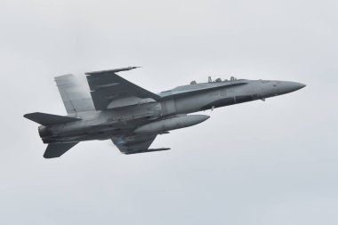 Cf-18 Hornet, 1 Eylül 2019'da Toronto, On, Kanada'da Ontario Gölü üzerinde düzenlenen 70.