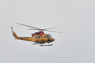 Rcaf Ch-146 Griffon Toronto Ontario Gölü üzerinde 70 yıllık Kanada Uluslararası Hava Fuarı'nda bir havada, On, Kanada Eylül'de 1, 2019