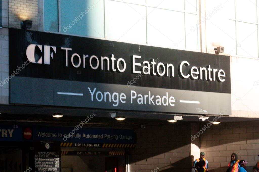 Toronto, ON, Canada  August 17, 2025: Outdoor view at the Cannabis store..
