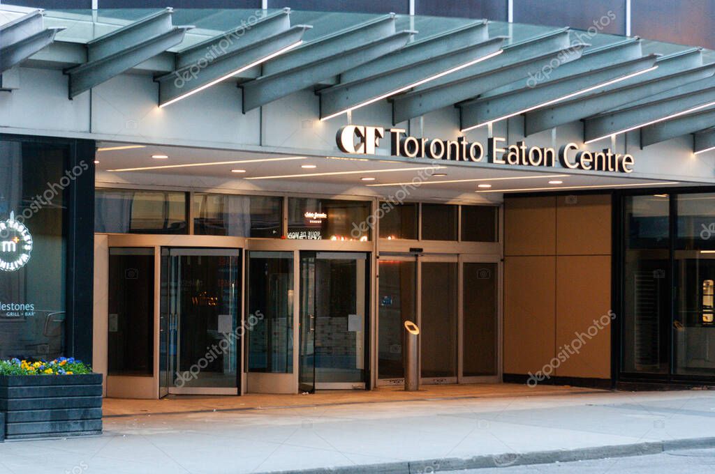 Toronto, ON, Canada  August 17, 2025: Outdoor view at the Cannabis store..