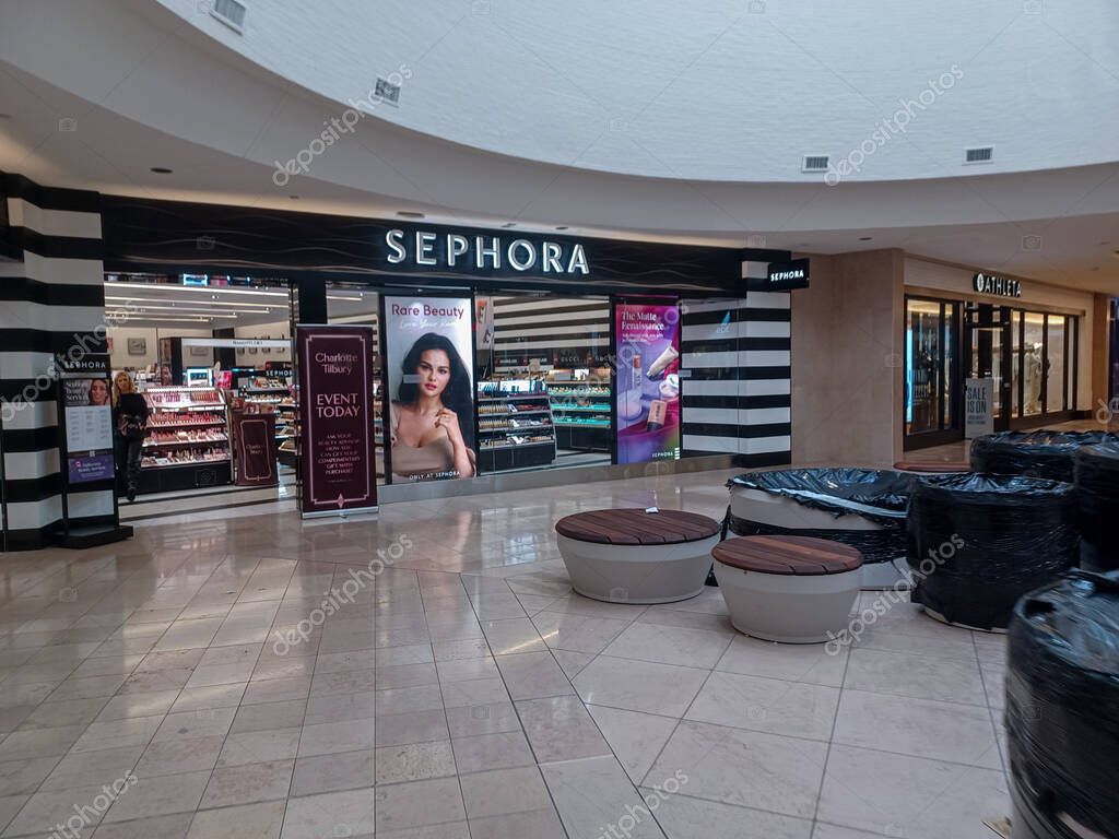 Toronto, ON, Canada  April 30, 2025: View at the Sephora company sign in Toronto..