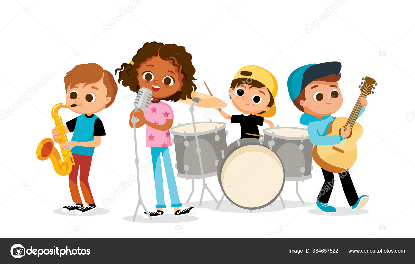 wallpapers Niños Tocando Instrumentos Musicales Png banda de musica infantil ninos tocando music cartoon ninos tocando instrumentos musicales y cantando 384657522