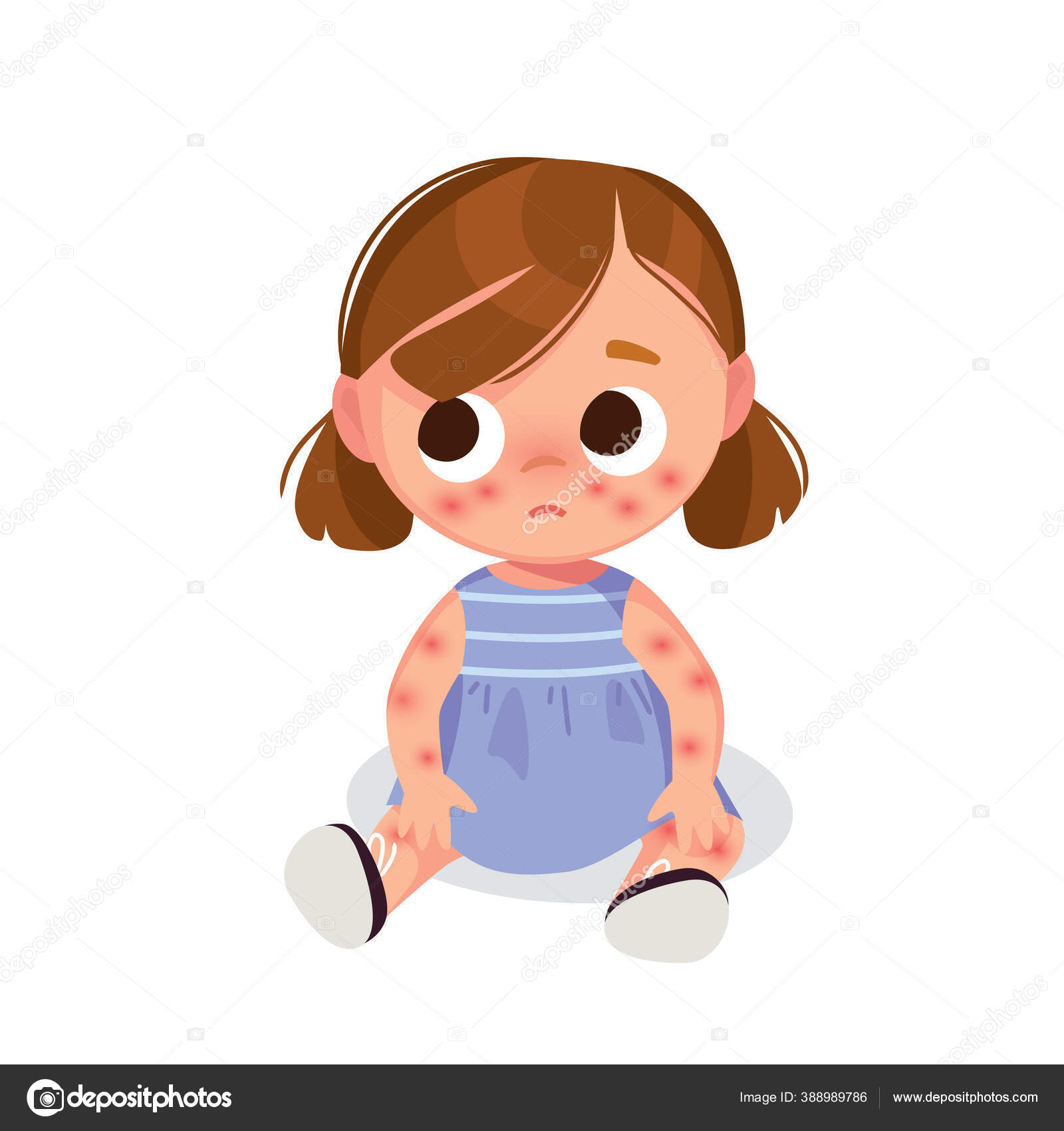 Baby Girl Skin Problem Allergic Child Skin Disease Skin Disorder