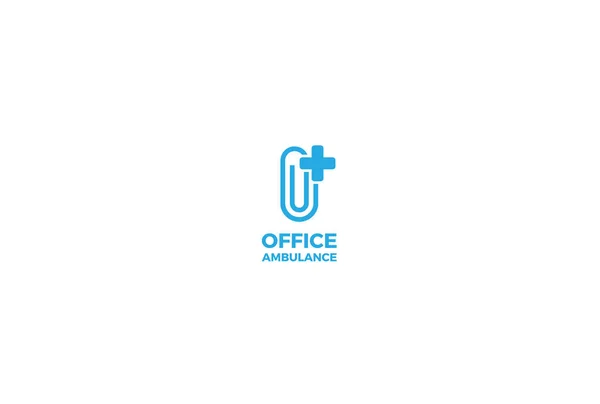 Logo Design Büro Krankenwagen — Stockvektor