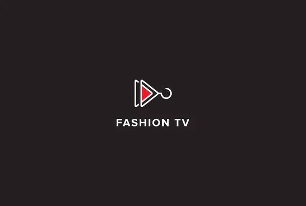 Logo Design Mode Fernsehen Stockvektor