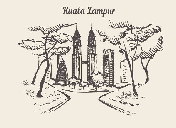 Векторная иллюстрация Куала-Лампура
.