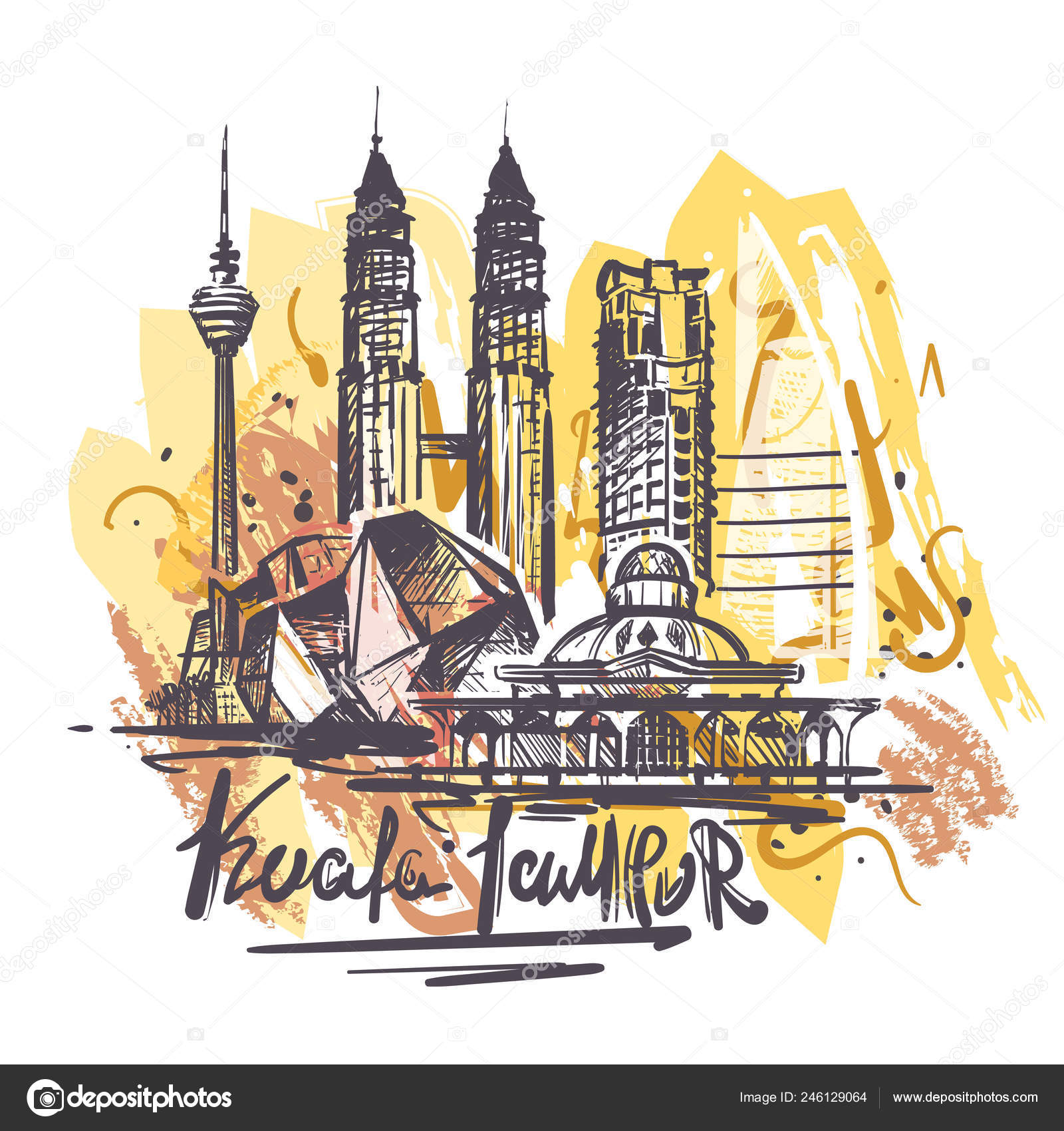 95 Kl Tower Vector Images Kl Tower Illustrations Depositphotos