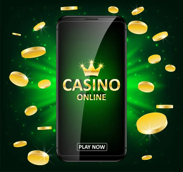 Online Internet casino etiketle para paralar. Metin ile kumar casino jackpot kazanan poster. Web poker başarı kavramı oynamak. Vektör çizim — Stok Vektör