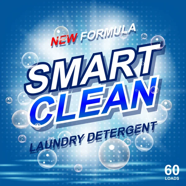 Laundry detergent package ads. Toilet or bathroom tub cleanser design. Washing machine laundry