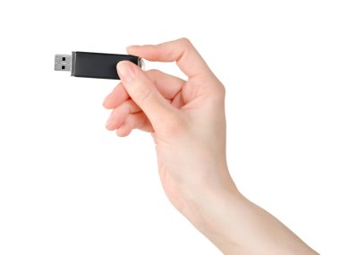 El ele tutuşan bir kadın. Beyaz üzerine izole edilmiş, kırpma yolu dahil