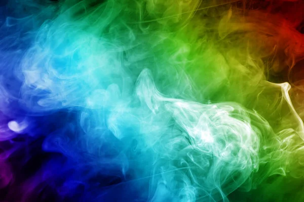 Humo Color Arco Iris Fondo Textura Abstractos — Foto de Stock