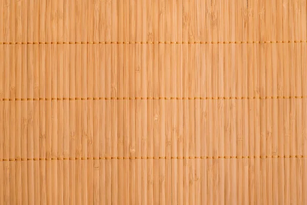 Bamboo Mat Close Wooden Texture Background — Stock Photo, Image