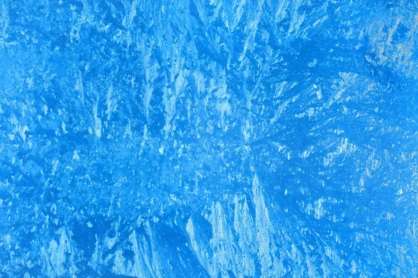 Синее Матовое Стекло Ледяная Поверхность Пространством Копирования Текстура Фон — стоковое фото