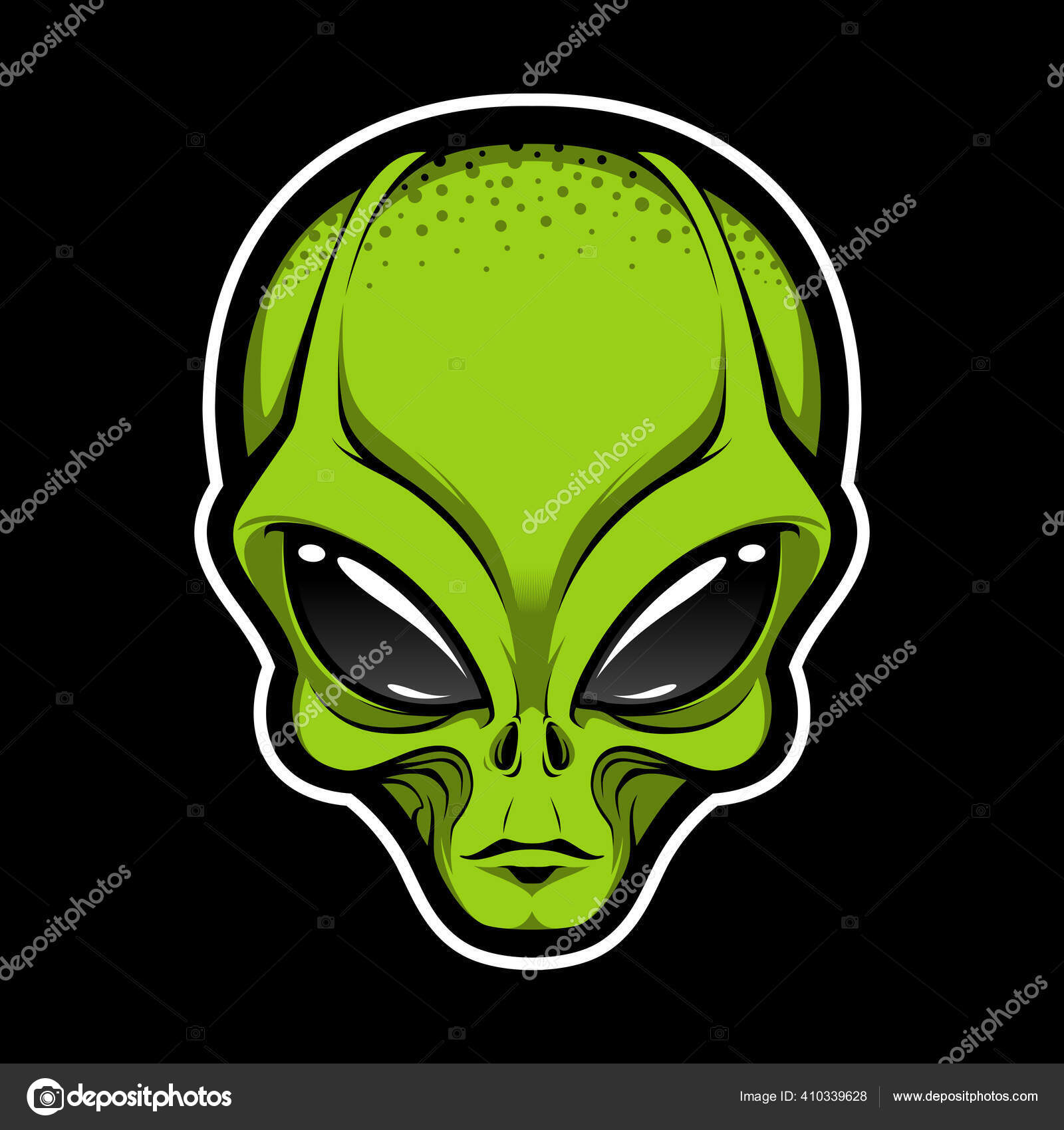 Alien Imagens de Stock de Arte Vetorial