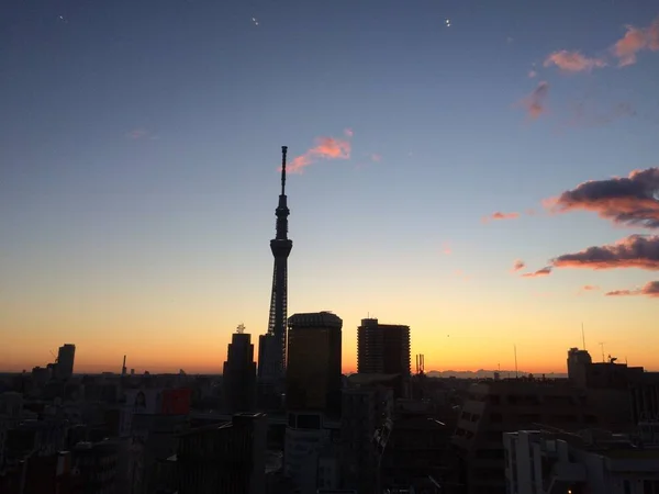 Tokyo Skytree Från Gate Hotel — Stockfoto
