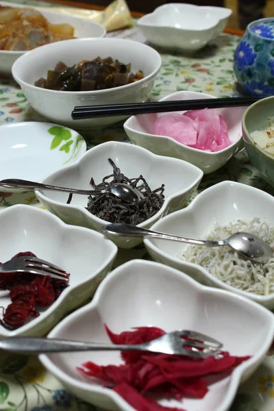 Comida Tradicional Japonesa Vista Perto — Fotografia de Stock