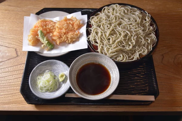 Japanese Noodles Set Namikiyabusoba — Stock Photo, Image