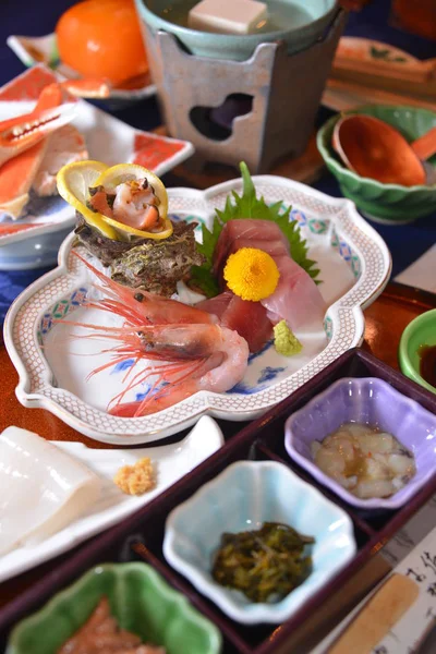 Mâncare Tradițională Japoneză Vedere Aproape — Fotografie, imagine de stoc