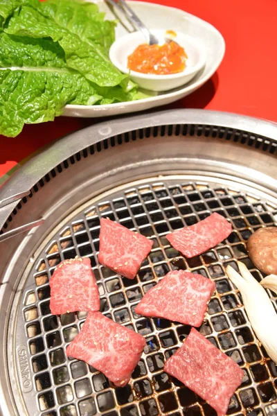 Barbecue Marha Wafuuyakiniku Toyamasodachi — Stock Fotó